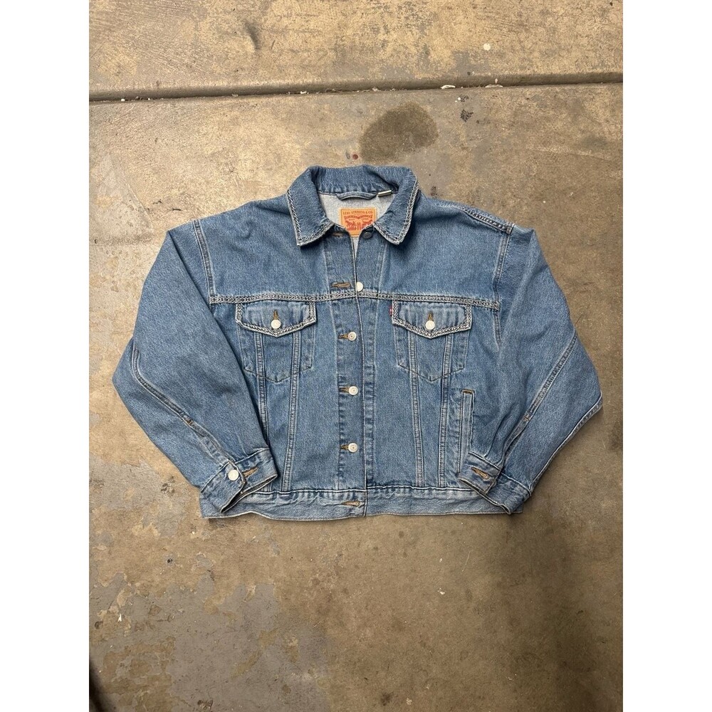 Levi Strauss & Co. Vintage Denim Trucker Jacket Size XL Blue